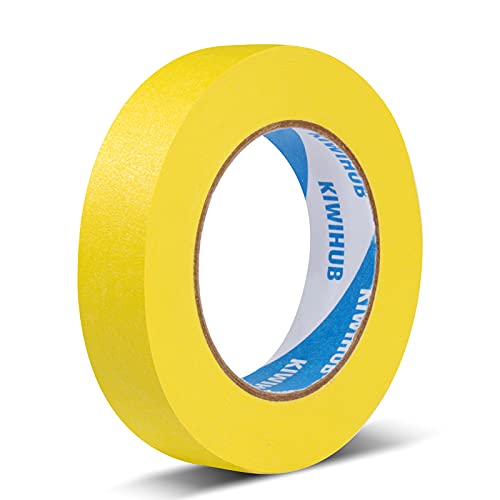 Yellow Painters Tape,1 inch x 60 Yards - color: Yellow