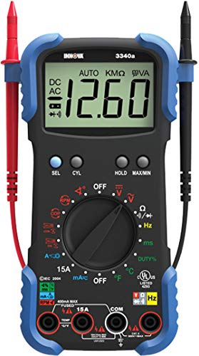Innova 3340 Professional Automotive Digital Multimeter, Black