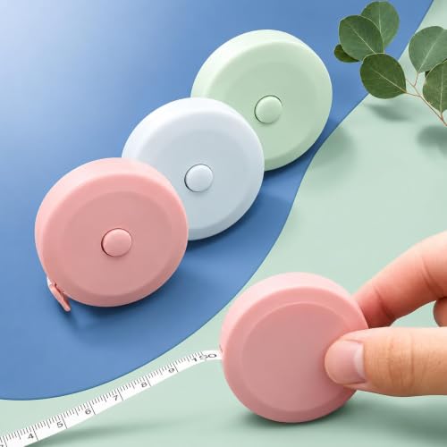 Retractable Tape Measure 150cm, Dual Scale for Body Sewing（Purple） - color: purple