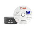 THX 6 Inch Cut Off Wheel,Long-Lasting Thin Cutting Wheel,25 Pack - size: 6" x 0.045" x 7/8"