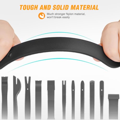 GOOACC 13PCS Nylon Trim Removal Tool Set - color: Black, size: 13Pcs