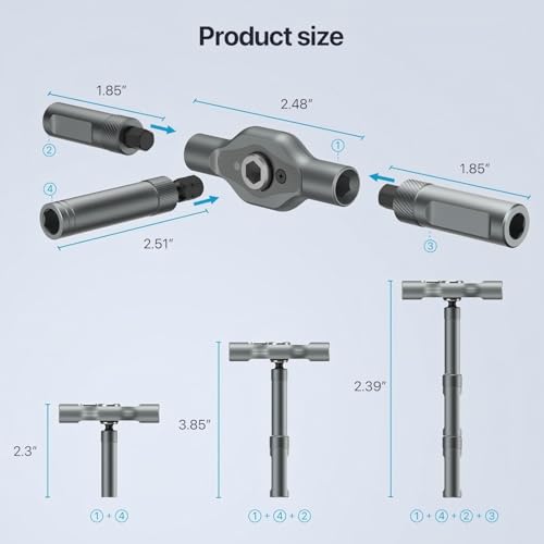 DYLIFE 24 in 1 Magnetic Screwdriver Set, DIY Ratchet Mini Removable Self-Assembly Precision Screwdriver Tool Kit, Magnetic DIY Precision Tool Kit with Variety Head Styles for PC/Mobile/Watch/Bicycle - size: 24 In 1