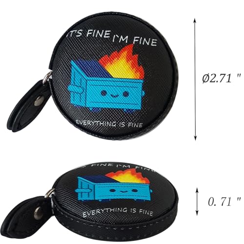 Tape Measure for Body Measuring Fabric Sewing Tailor Ruler Flexible Soft Pocket Small Mini Body Measurement Cloth Measuring Tape 60 Inch Premium Leather Retractable Tape Measure - color: Fire 1 pack