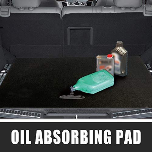LINLA Absorbent Oil Spill Mat, Garage Floor Mat, Oil Pad for Car - size: 6'8" x 8'6" (Rectangular)