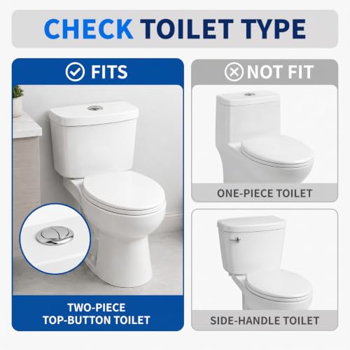 3-Inch Dual Flush Valve Replacement Kit – Fix Weak Flush & Leaks
