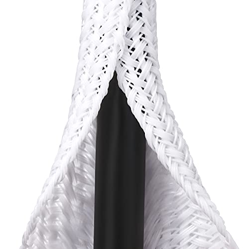 20ft 1/4 inch White Cable Sleeve - color: White, size: 20ft, 1/4''