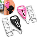 Portable Door Lock 2Pack Extra Lock for Additional Privacy and Safety in Home, Hotel and Apartment, Prevent Unauthorized Entry, Protect Family Security in Traveling, Bedroom, AirBNB