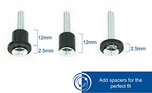VIVO M4 M5 M6 M8 Universal TV and Monitor Mounting VESA Hardware Kit Set, Includes Screws, Washers, Spacers, Assortment Pack, Fits Most Screens up to 80 inches, Mount-TVWARE