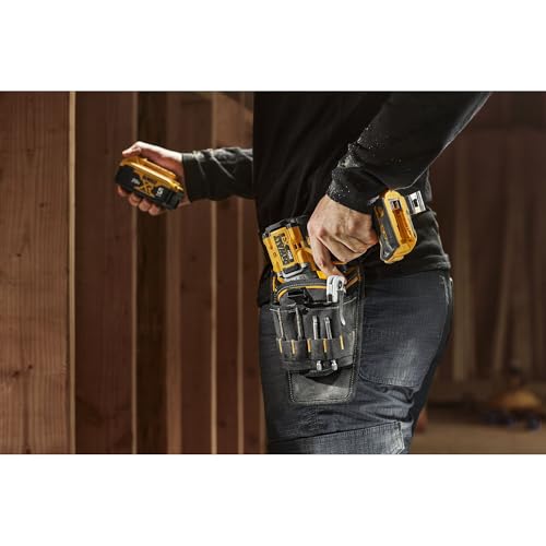 DEWALT Drill Holster for Tool Belt, Durable, Easy Tool Access (DWST540502) - size: One Size, style: Drill Holster