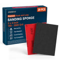 Shinboc 20 PCS Sanding Sponge 400 Grit, Hook and Loop Sandpaper Block - style: 400 Grit