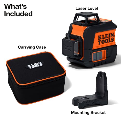 Klein Tools 93CPLG Compact Self-Leveling Laser Level, Bright Green Cross Line 360-Degree Laser Planes, Class 2 ≤ 1mW, Rechargeable, Magnetic Mount - style: 360-Degree Planar