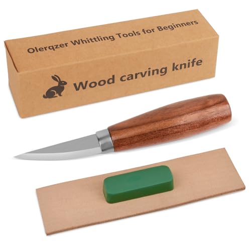 Wood Carving Knifes, (Straight handle Sloyd Carving Knife) - style: Straight handle Sloyd Carving Knife
