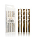 Luckyway 9/32 Inch Cobalt Drill Bits (5 Pack), M35 HSS 9/32" Metal Drill Bit Titanium Coated for Hard Metal, Stainless Steel, Cast Iron, Wood and Plastic, with Storage Case - style: 9/32" (5Pcs) Cobalt Drill Bits