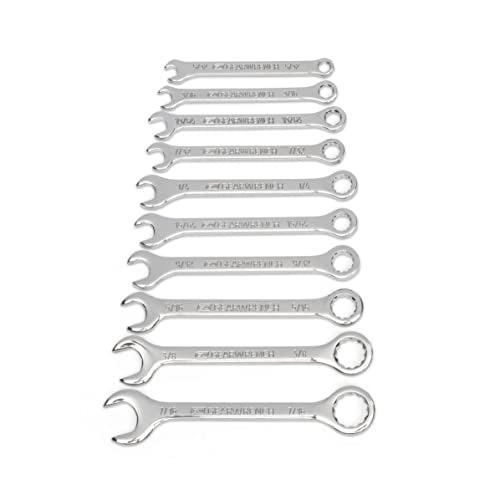 GEARWRENCH 10 Piece SAE Midget Combination Wrench Set - 86560