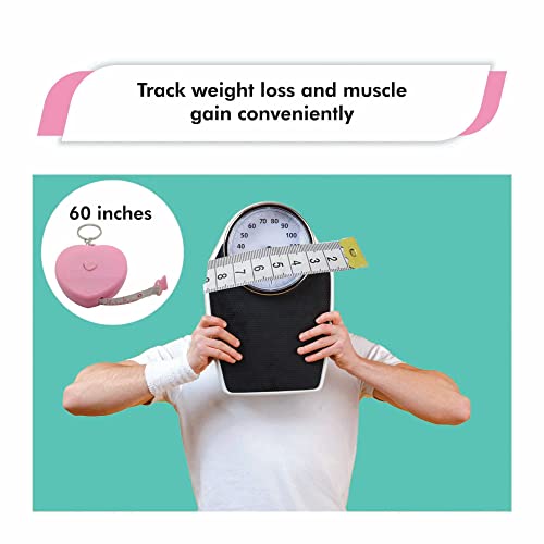 Gadgetime USA Measuring Tape - for Sewing, Seamstress, Tailor, Cloth, Waist, Crafting, Fitness-Retractable, Dual Sided Multipurpose - 60 inches