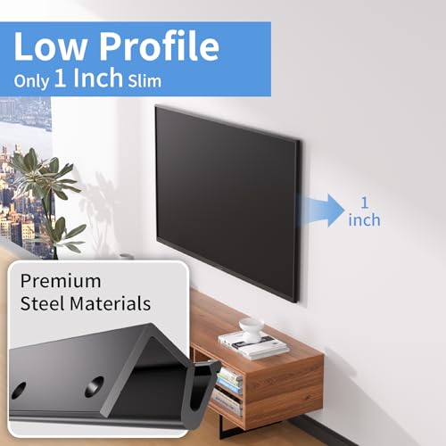 KAMIWI No Drill TV Wall Mount, Studless Drywall TV Mount for 12-55 inch TVs - size: For 12-55 Inch TVs