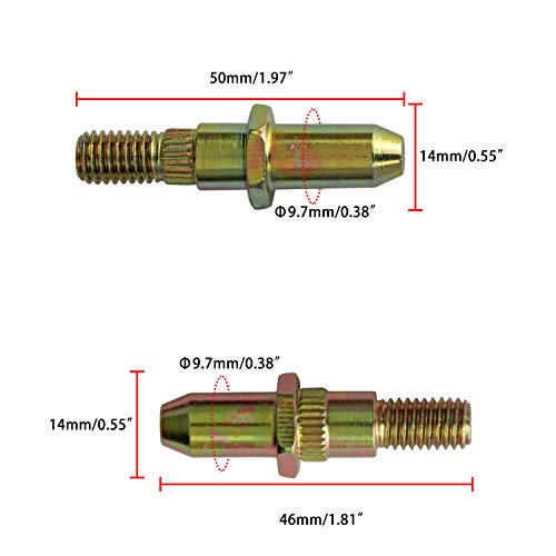 LEDAUT Door Hinge Pin and Bushing Repair Kits for 1999-up GMC Sierra Silverado Chevy Truck SUV - size: OT264