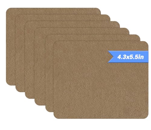 Azobur Repair Patch, 6 Piece Microfiber Patches, Self Adhesive Fabric Sofa Patch Repair Fabric, Luxurious Look, Quick Fix Sofa.(Khaki) - color: Khaki