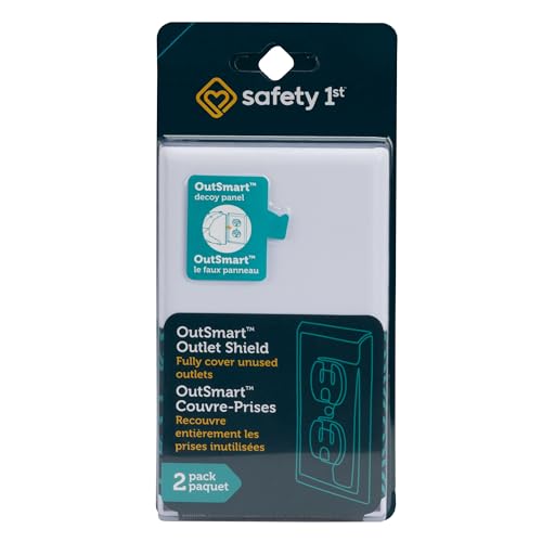 Safety 1st OutSmart Outlet Shield - size: 1 Count (Pack of 2)