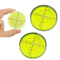 2Pack Round Level 60×7mm(2.4×0.27in) Level Bubble Tool - size: 2pcs 2.4 Inch 60mm