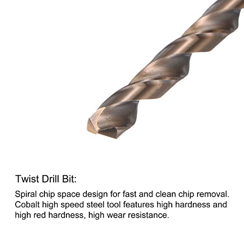 uxcell M8 x 1.25 Spiral Point Thread Tap and 6.8mm Drill Bit Set, Metric Titanium Plated Cobalt High Speed Steel Machine Screw Thread Tap Threading Tool (Pack of 2) - size: M8 x 1.25 + 6.8mm (Pack of 2)