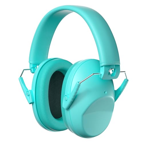 ProCase Kids Noise Cancelling Headphones Ear Hearing Protection, Teal - color: Teal