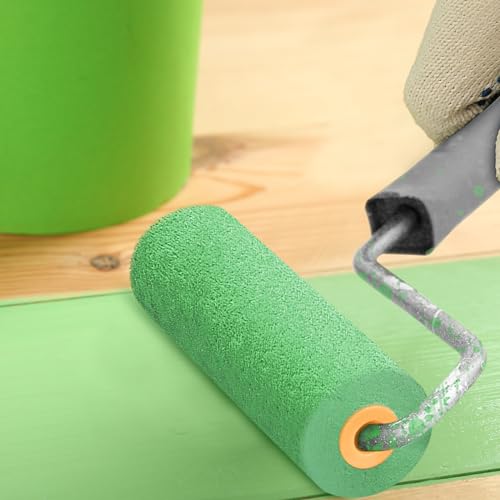 20 Pack 4 Inch Foam Paint Roller Covers High Density Foam Roller Paint Covers for Smooth Painting on Walls Trim Furniture Home DIY Projects