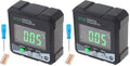 Digital Level Angle Gauge Meter, Magnetic Protractor Inclinometer, Angle Finder Level Box with AAA Battery and screwdriver for Woodworking, Table Saw,Construction with Magnetic Base (Pack of 2) - size: Small (Pack of 2)