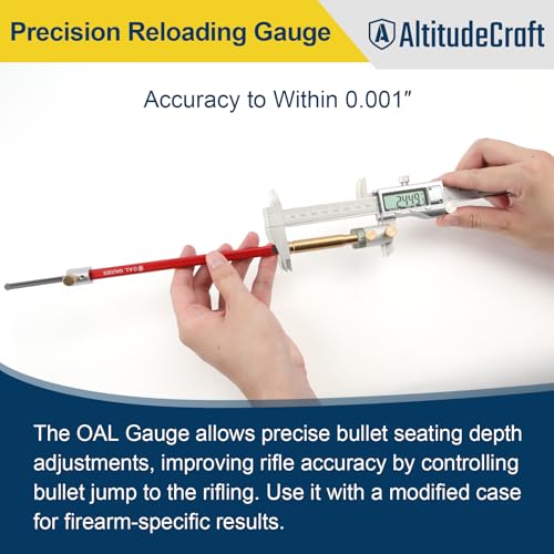 Bullet and Headspace Gauge Comparator Kit and AltitudeCraft C1000 Overall Length Gauge