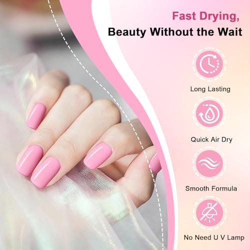 OpenLive 16.5ml Baby Pink Nail Polish Large Volume Quick Dry Nail Polish - color: Baby Pink