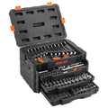 VEVOR Mechanics Tool Set and Socket Set, 1/4" 3/8" 1/2" Drive, 450 PCS - size: 450-PCS