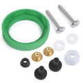 Jamini 3” Toilet Tank to Bowl Coupling Kit, Compatible with American Standard Champion 4 AS738756-0070A. Includes 3” gasket, 304 stainless steel bolts, brass nuts & washers - style: American Standard Gasket Kit