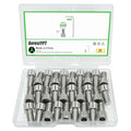 30 Pcs M8 x 14mm Stainless Steel Allen Socket Head Cap Screws, Full Thread Metric Fasteners, Bright Finish for Automotive & Machinery Use - size: M8x14mm-30Pcs