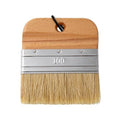 4 Inch Flat Paddle Paint Brush, Chalk Brush with Wooden Handle | Natural Bristle Brush, Wide Paintbrush for Stains, Varnishes, Wall Painting, Furniture Refinishing & DIY Craft Projects - size: 4 Inch Paddle Paint Brush