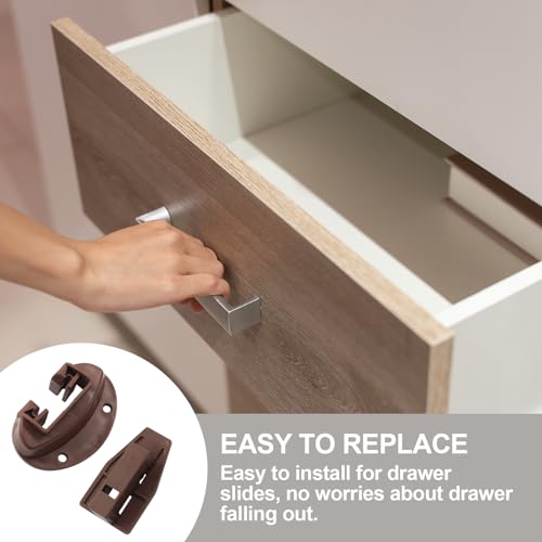 Plastic Center Mount Drawer Track Guidess, Dresser Repair Parts