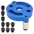 Self Centering Dowel Jig, Self Centering Doweling Jig Kit with 2/3/4/5/6/7/8/9/10mm Drill Bushings, Self Centering Drill Guide for Straight Holes, Dowel Drill Guide, Center Locator for Woodworking