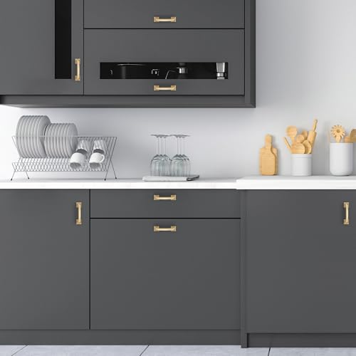 30 Pack Kitchen Cabinet Handles 3 Inch Champagne Bronze Cabinet Pulls - color: Champagne Bronze, size: 3 Inch Hole Centers