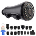 Hibbent NSF/ANSI/CAN 61 & 372 Certified Pull Down Kitchen Faucet Head - color: Oil Rubbed Bronze, style: 1.8 Gallon Per Minute