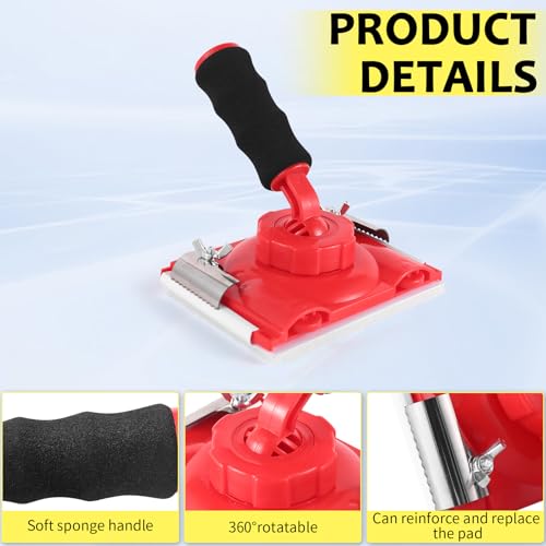 Paint Edger+ 2 Replace Pads -78" Adjustable Pole Ceiling & Corner Painting