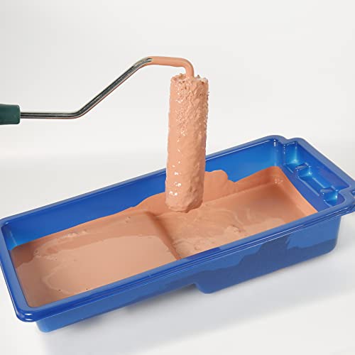 Mister Rui 4 Inch Paint Roller Tray - 22 Pack with Liners, Disposable Liners, Thickened Plastic