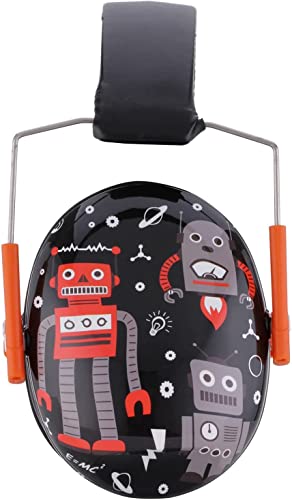 Snug Kids Earmuffs – Noise Reduction for Toddlers & Children – Adjustable, Lightweight, Foldable, Soft & Comfortable - color: Robot