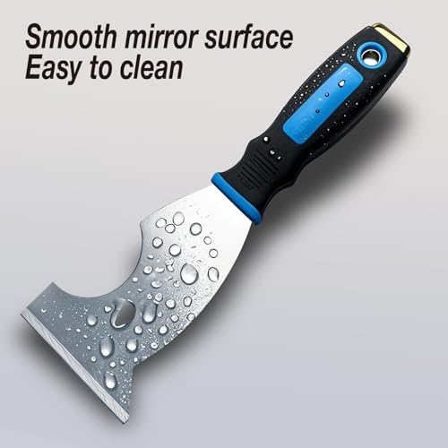 3 Inch Paint Scraper Tool - 3 pcs Multi-Purpose Putty Knife - color: 3 Pack, 3 Inch