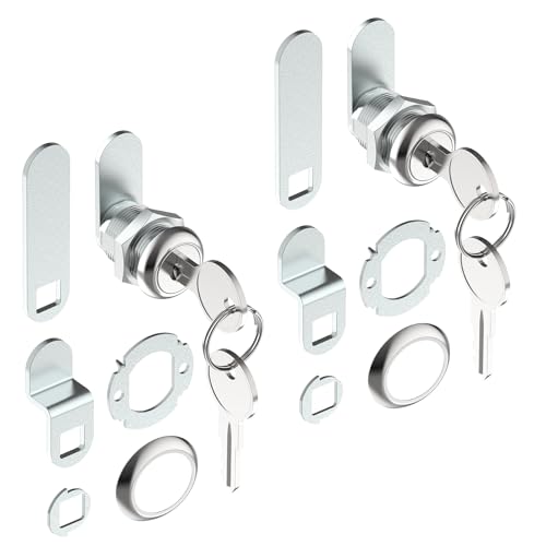 7/8" Cam Lock U 9943, for Drawers, Cabinets, File Boxes, 2 Sets - size: 7/8" Length