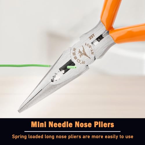 Rongon 5in Small Needle Nose Pliers,Long Nose Plier, Jewelry Plier Tool - size: 1Pcs