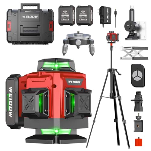 WEIDDW Laser Level 360° Green Cross Line Self Leveling Laser Measuring Tool - size: XL