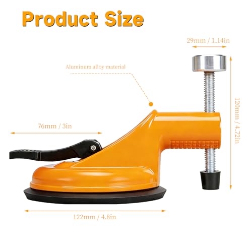 Floor Gap Fixer Tool - Adjustable Vacuum Suction Seam Countertop Leveling Alignment Clamp