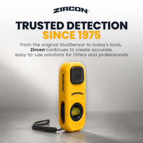 Zircon® StudScout™ Magnetic Stud Finder, No Batteries Required, 2-Pack