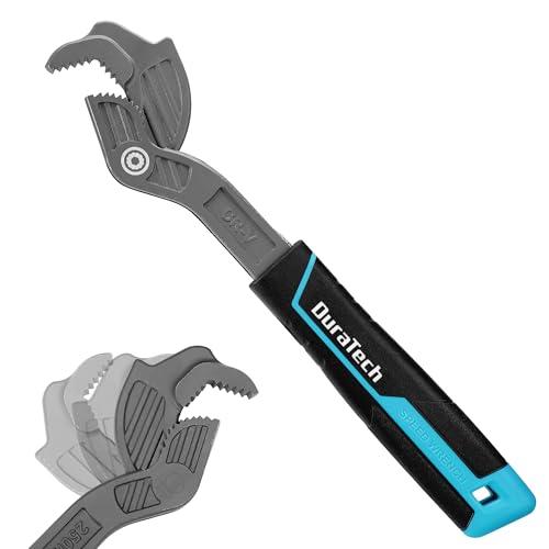 DURATECH 10-Inch Self-Adjusting Wrench, Self-Locking Pipe Wrench - size: 10"