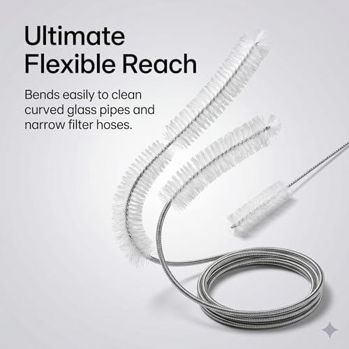 Flexible Drain Clog Remover Brush Double Head Extended Reach Cleaning Tool for Bathroom Kitchen and Sink Drains White - color: White, size: Large