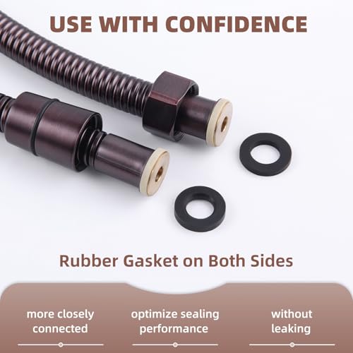 Angle Simple Handheld Shower Hose, Light Oil Rubbed Bronze, 59 Inches - color: Oil Rubbed Bronze, size: 59 Inch